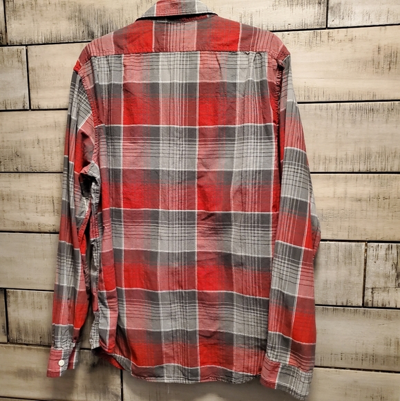 Vintage American Living plaid button down - Picture 3 of 4